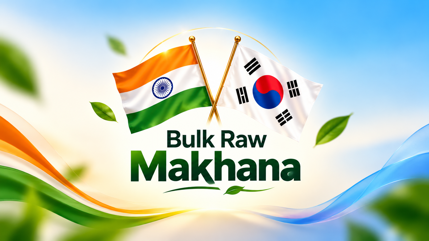 Bulk Raw Makhana Supplier from India to South Korea