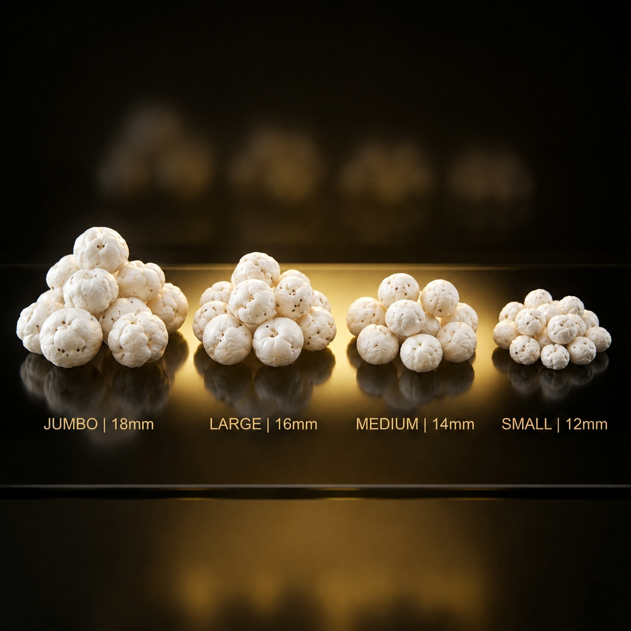 Makhana Grades Comparison