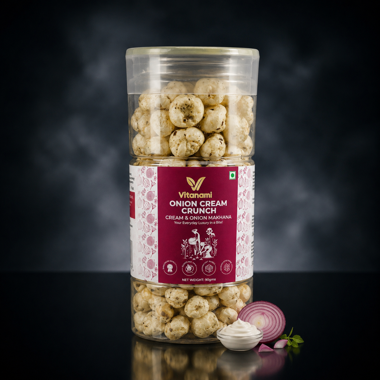Cream Onion Flavored Makhana